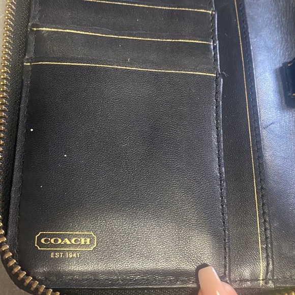 COACH Blk patient card/day timer holder - Picture 5 of 11